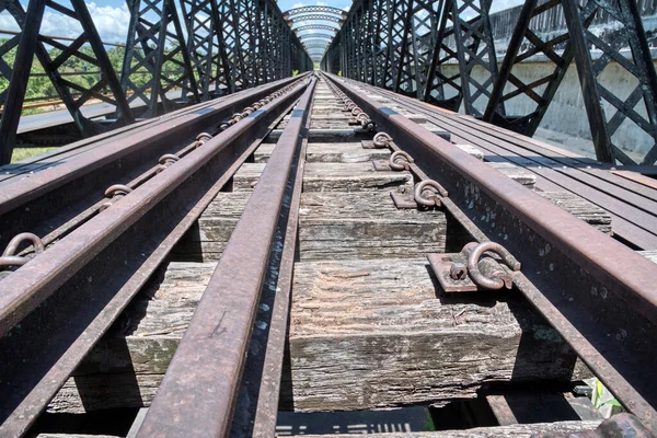 Old Abandoned Railway Track — Photo
