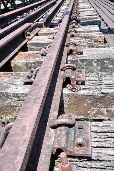 Old Abandoned Railway Track — Stock Photo, Image