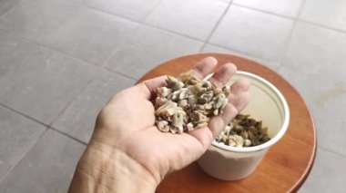 İstenmeyen çürümüş insan dişi demeti..