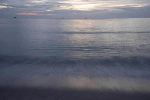 Late Evening Environment Scene Beach — Stock Photo, Image