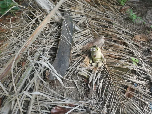 Perak Malaysia Oktober 2022 Ein Verschmutztes Weggeworfenes Plüschtier Liegt Auf — Stockfoto