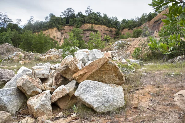 Erosion Scene Quarry Landscape Area — Stock Photo, Image