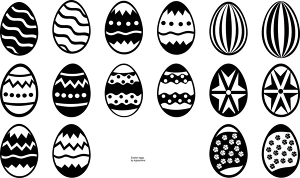 Huevos de Pascua — Archivo Imágenes Vectoriales