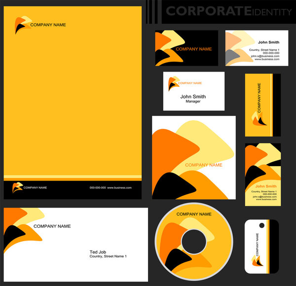 Corporate identity template.