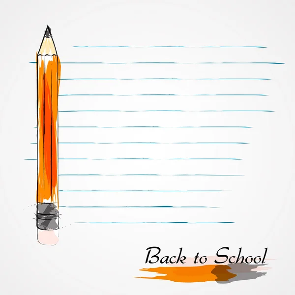 Tillbaka till skolan — Stock vektor