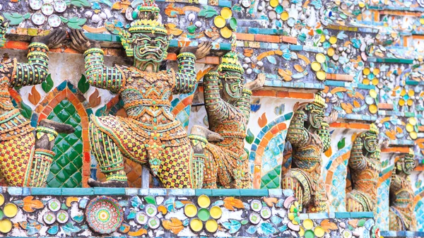 Dev wat arun duvara pagoda adlı bangkok Tayland — Stok fotoğraf