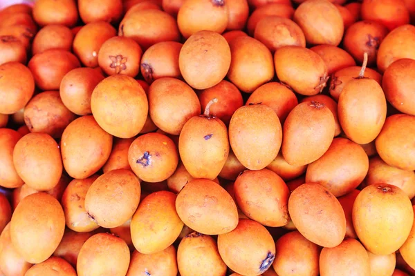 Sapodilla frukt läckra — Stockfoto