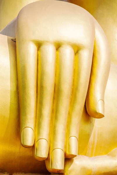 Hand-Glod-Buddha — Stockfoto