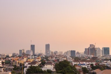 Bangkok gündoğumu Üstten Görünüm