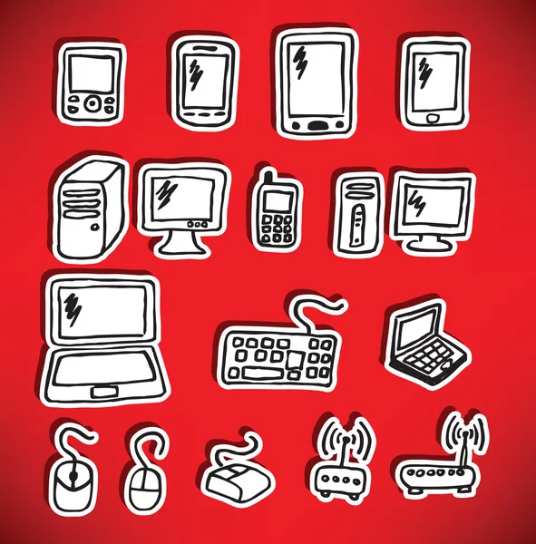 Icons - Electronics — Stock Vector