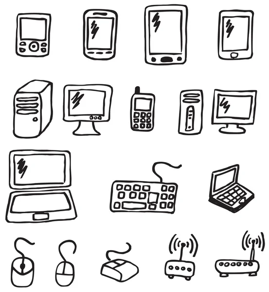 Icons - Electronics — Stock Vector