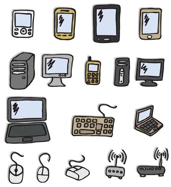 Icons - Electronics — Stock Vector