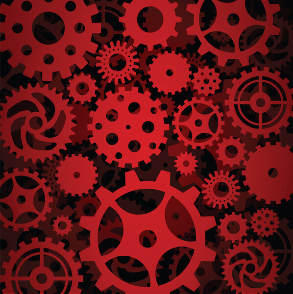 Машина внутри - красный
