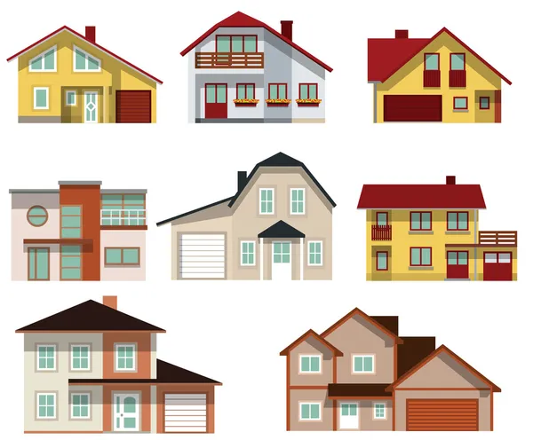 City houses — Stock Vector