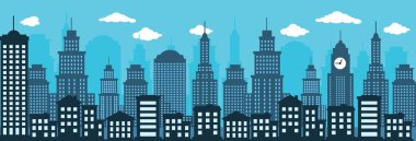 Cityscape (mavi)