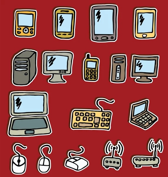 Icons - Electronics — Stock Vector