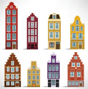 8 Holland Houses clipart
