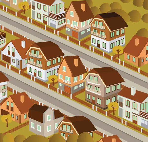City in perspective Royalty Free Stock Vectors