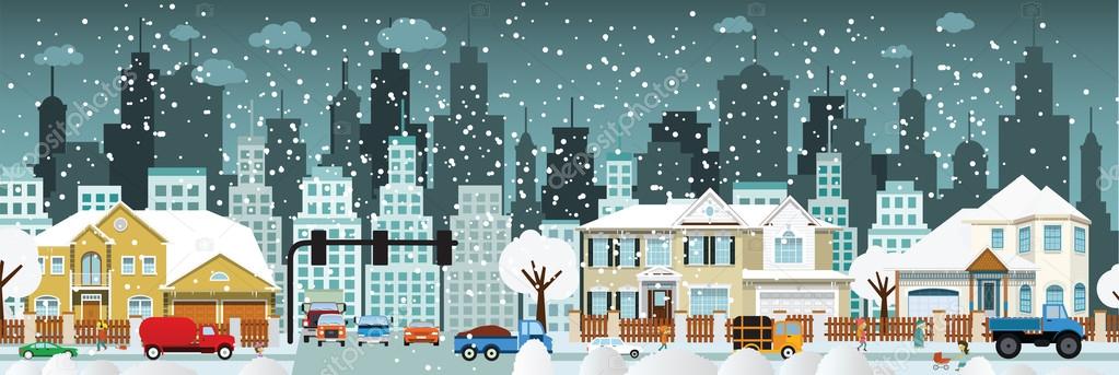 City life (Winter)