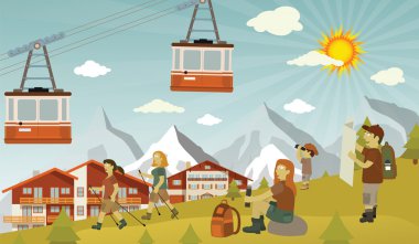 Alplerde turist