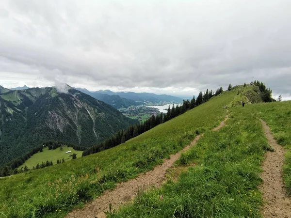 Tegernsee sullo sfondo punto di vista della montagna — Foto Stock