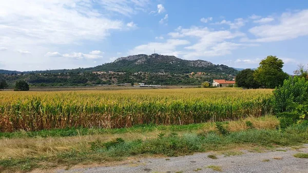 Beau Paysage Dans Provence Dans Sud France — Photo