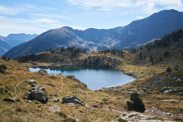 Andorra Daki Göl Manzarası — Stok fotoğraf