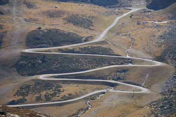 Těsné Hadice Vidět Velké Dálky Pyrenejí Andorra — Stock fotografie