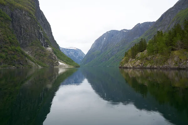 Naeroyfjord Norveç Bak — Stok fotoğraf