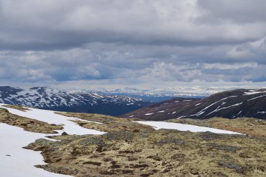 Ulusal Turizm Yolu, Jotunheimen Ulusal Parkı, Norveç.