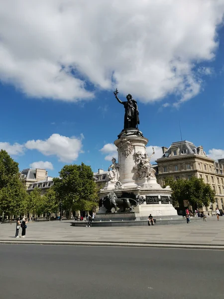Republic Statue Paris — Foto de Stock
