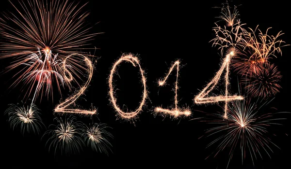 Happy New Year - 2014 — Stock Photo, Image