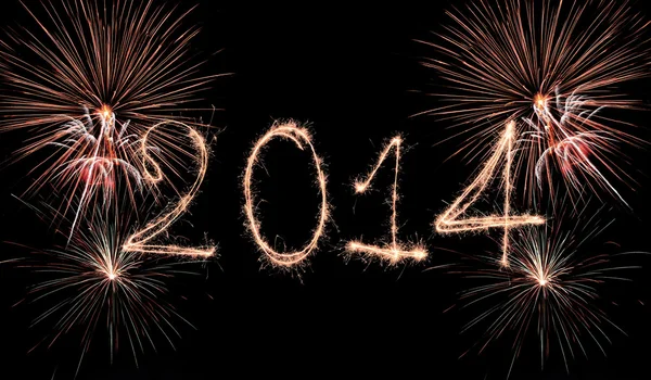 Happy New Year - 2014 — Stock Photo, Image