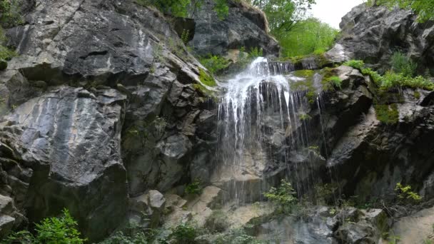 Водопад Здримацки Враница Босния Герцеговина — стоковое видео