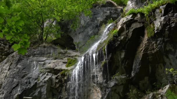 Zdrimacki Şelalesi Vranica Dağı Bosna Hersek — Stok video