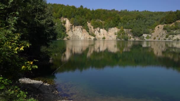Radovan Lake Radovan Berg Bosnië Herzegovina — Stockvideo