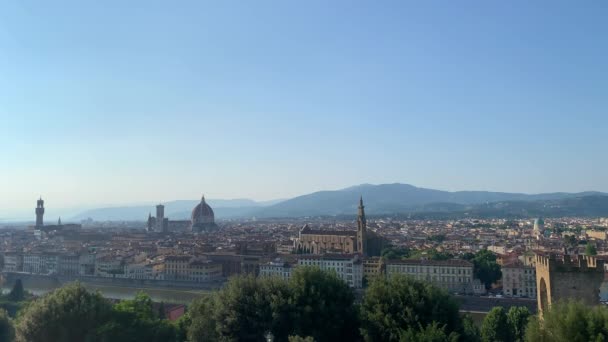Florenz Florenz Hauptstadt Der Toskana — Stockvideo