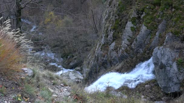 Водопад Козица Власова Гора Босния Герцеговина — стоковое видео