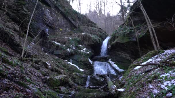Wasserfall Fluss Vraniska Bosnien Und Herzegowina — Stockvideo
