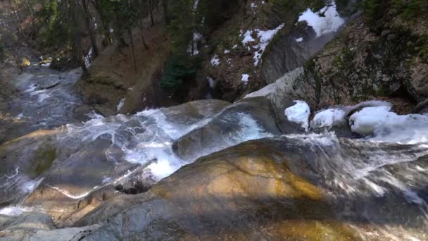 Водопады Козица Враница Босния Герцеговина — стоковое видео