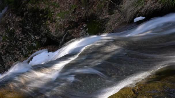 Waterfalls Kozica Vranica Mountain Bosnia Herzegovina — Stockvideo