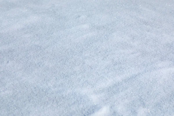 Naturlig Snöstruktur Smidig Yta Ren Nysnö Snöig Mark Perfekt För — Stockfoto