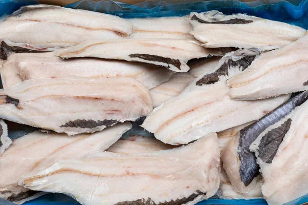 Pesce Congelato Vendita Mercato Del Pesce All Ingrosso Sono Sacco Immagini Stock Royalty Free