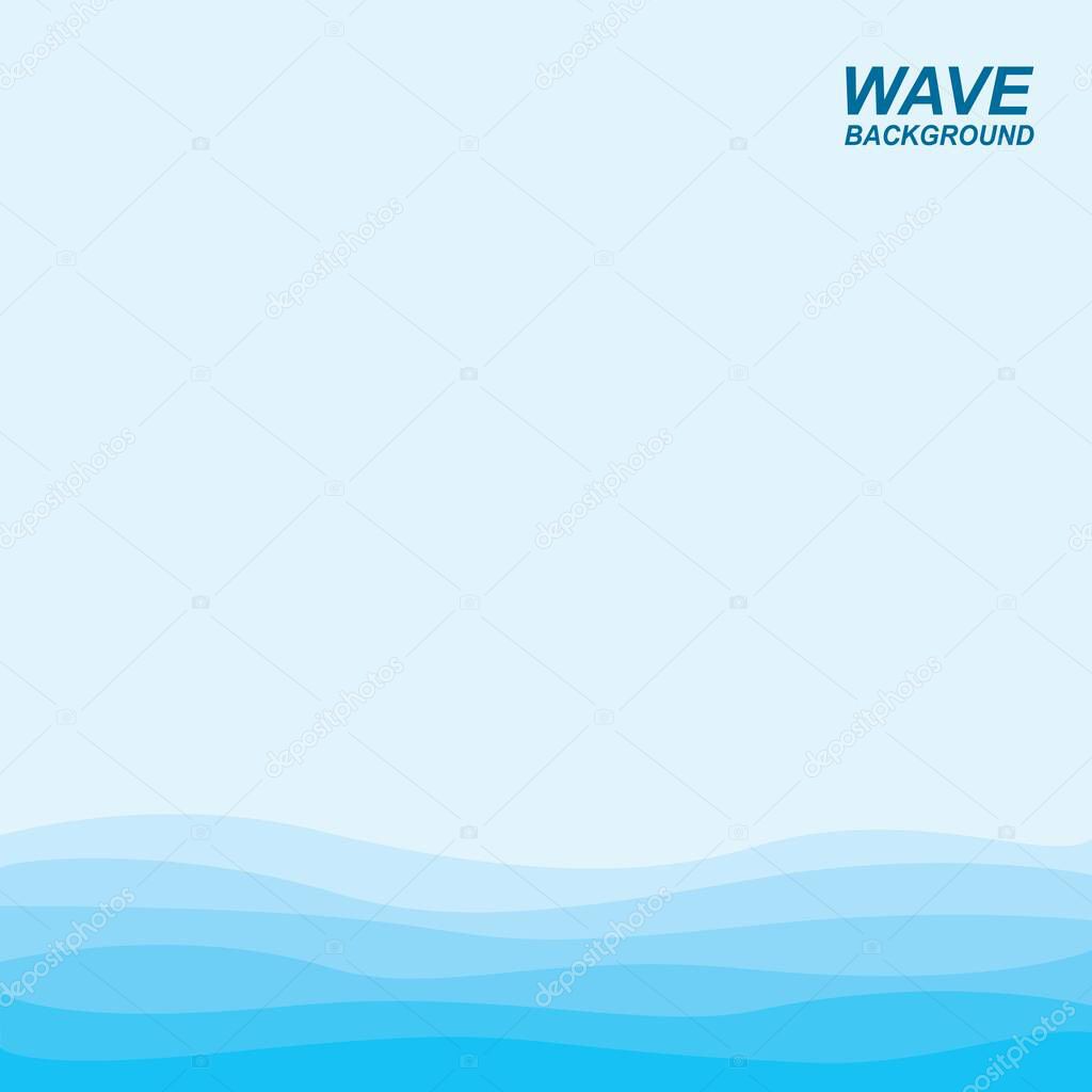 Wave background vector illustration design