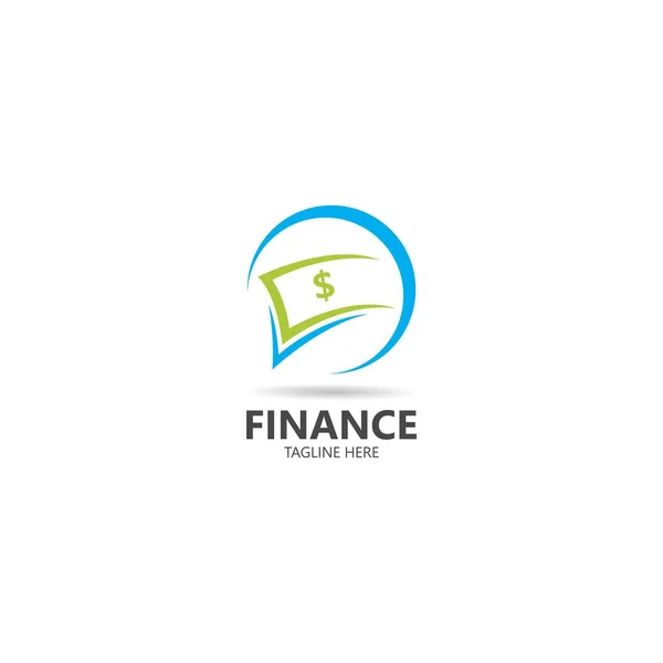 Business Finance Professzionális Logó Sablon Vektor Ikon — Stock Vector