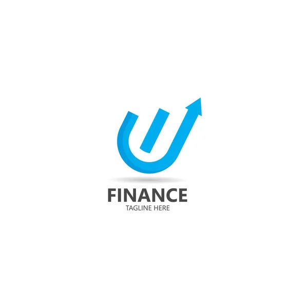 Business Finance Logo Professionale Modello Icona Vettoriale — Vettoriale Stock