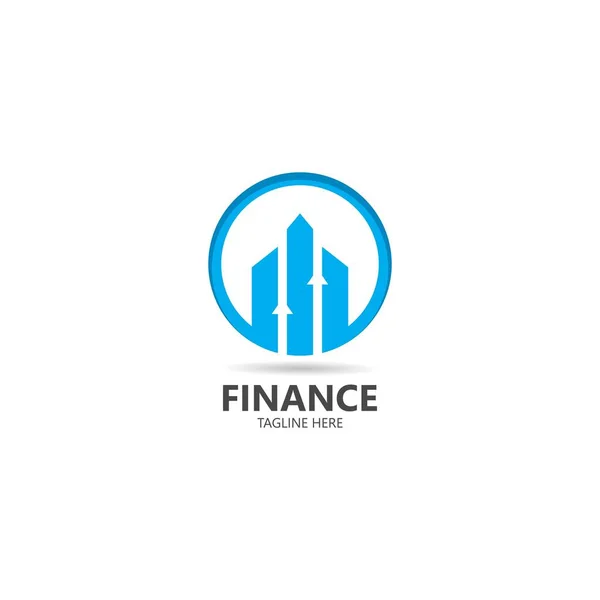 Business Finance Ícone Vetor Modelo Logotipo Profissional — Vetor de Stock
