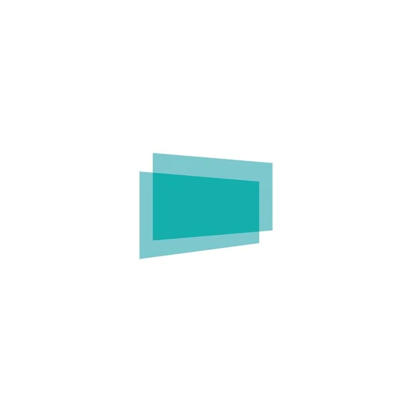 Logo Vidrio Icono Vectorial Diseño Ilusión — Vector de stock