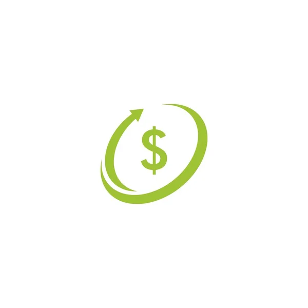 Dollar Logo Vector Icon Illustration Design — Stock Vector