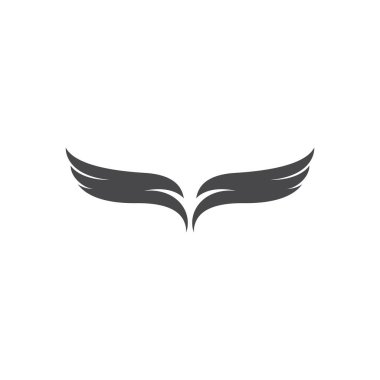 kanat logo şablon vektör resimleme tasarımı 